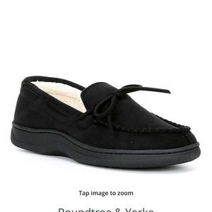 Brand New Round Tree & Yorke Whipstitch Moccasin Slippers